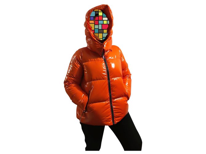 New hilfiger jacket Orange Nylon ref.257780 - Joli Closet