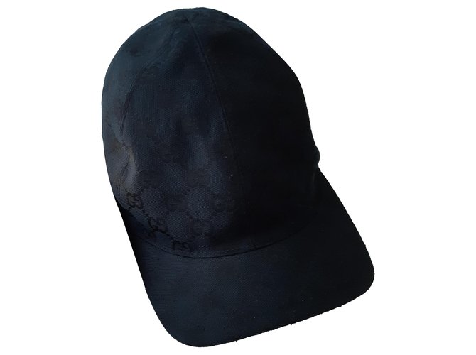 Gucci Hats Black Cotton  ref.257934