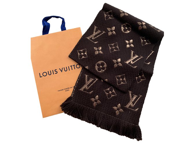 Louis Vuitton Brown Logomania Scarf - Louis Vuitton
