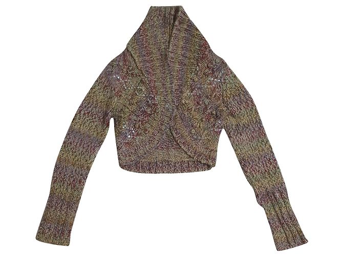 Cárdigan Dkny de Lana y Acrílico Multicolor Talla S
