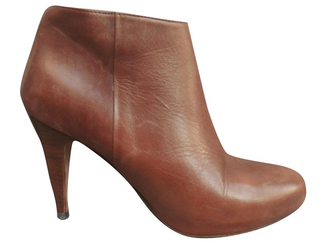 Façonnable p ankle boots 39 Light brown Leather  ref.258048