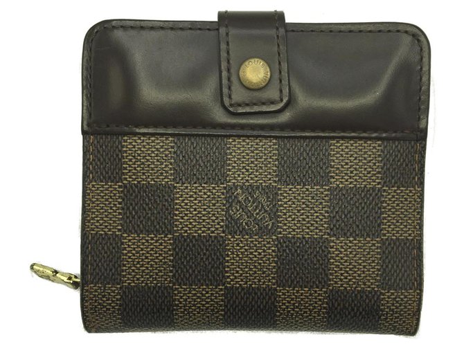 LOUIS VUITTON DAMIER EBENE SMALL ZIP WALLET