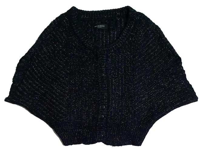 Bruuns Bazaar Cardigan Schwarz Mohair Nylon