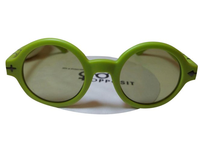Autre Marque Opposit occhiali da sole verdi Verde chiaro Acetato  ref.258354