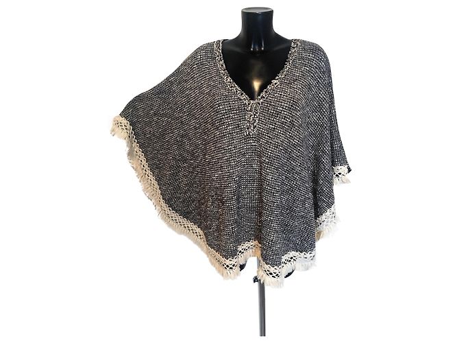 Autre Marque Túnica estilo Pancho Laurie & Joe de viscosa Multicolor