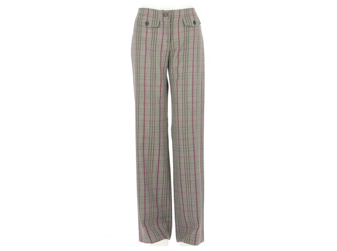 Burberry Trousers Brown Wool  ref.258610