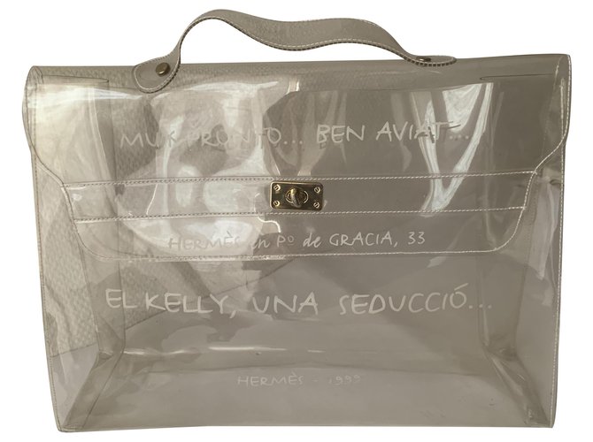 Kelly Hermès Bolsas Plástico  ref.258681