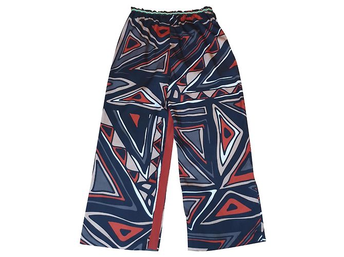 Maliparmi multicolor patterned trousers Multiple colors
