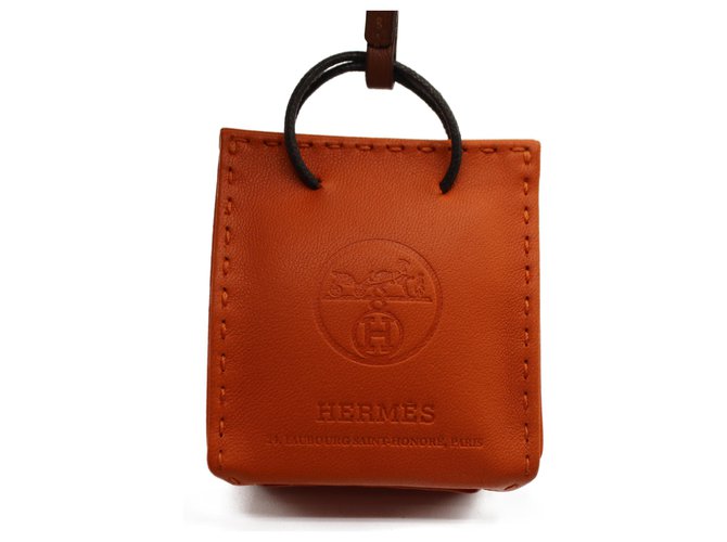 Hermès Accessoire de Sac Orange Leather  ref.258817