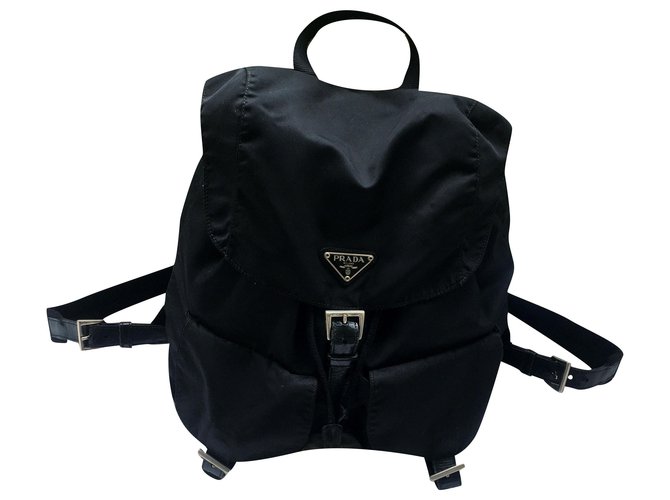 Prada Re-Nylon backpack Black Cloth  - Joli Closet
