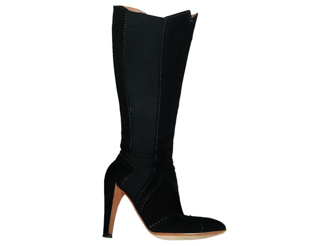 Alaïa Boots Black Leather  ref.258904