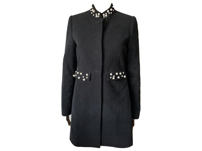 Zara Coats, Outerwear Black Cloth  ref.259121