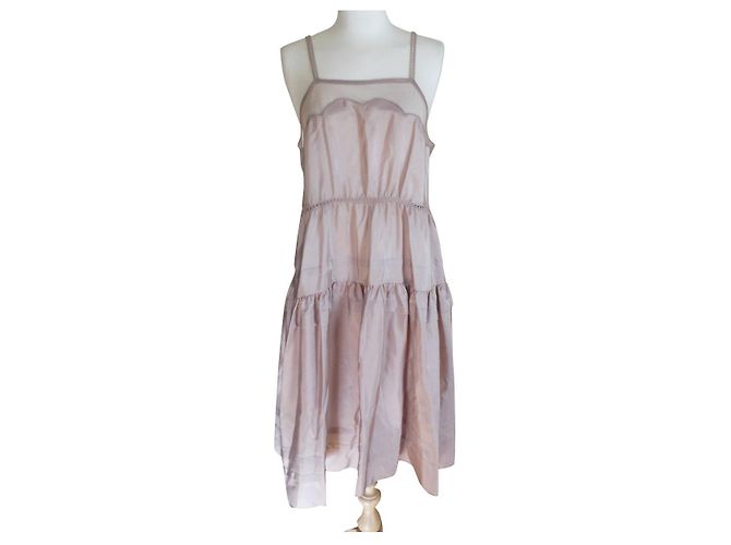 Vestido See by Chloé de seda y poliéster