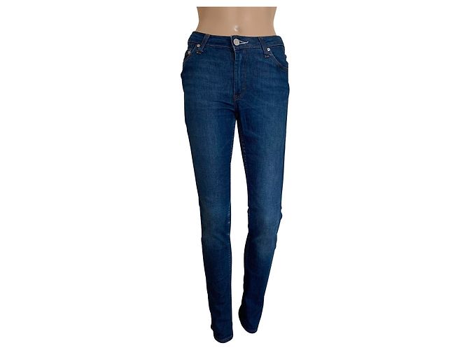 Vaqueros Acne de denim azul 