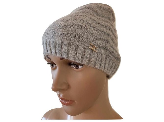 Elisabetta Franchi Hats Grey Wool  ref.259214