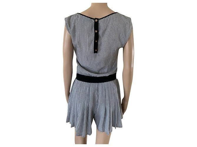 Autre Marque Warehouse Jumpsuit Black and White Polyester