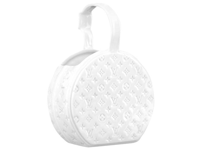 Louis Vuitton LV vase porcelain new White