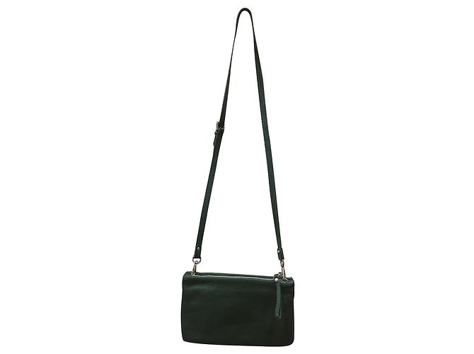 Gianni Chiarini tracolla multitasche Verde scuro