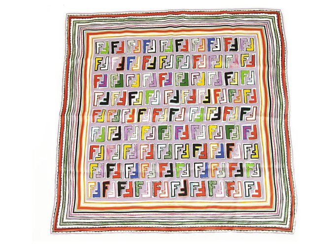 Fendi multicolor scarf on sale