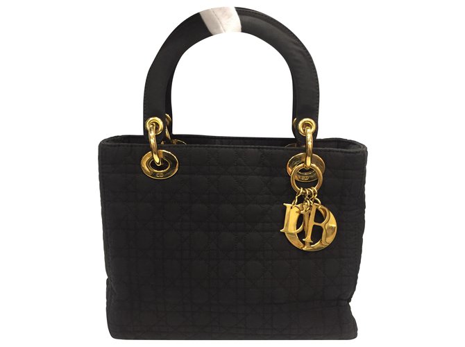 Christian Dior LADY DIOR Preto  ref.259733