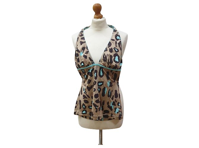 Blumarine top bustino animalier Multicolore
