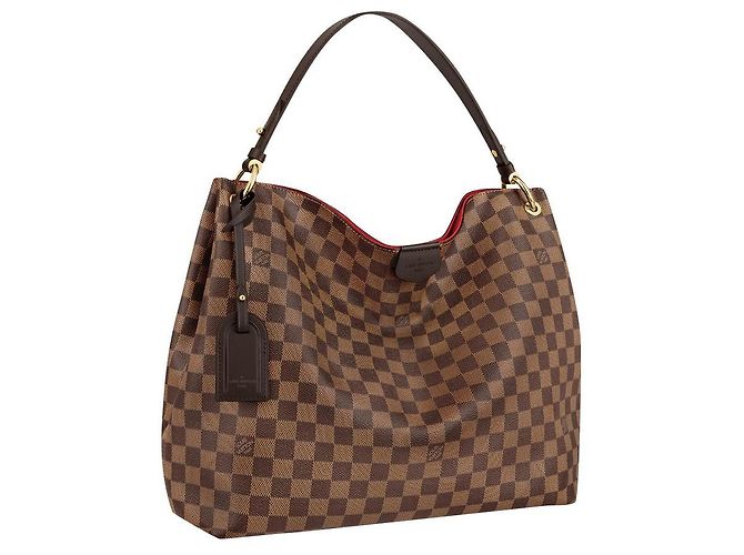 Louis Vuitton LV Graceful MM più damier Marrone
