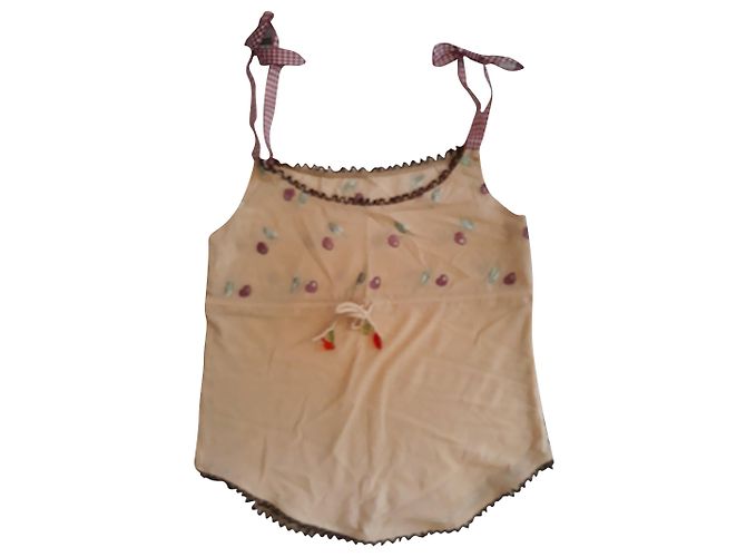 Autre Marque Top pin-up in stile AUBADE Multicolore