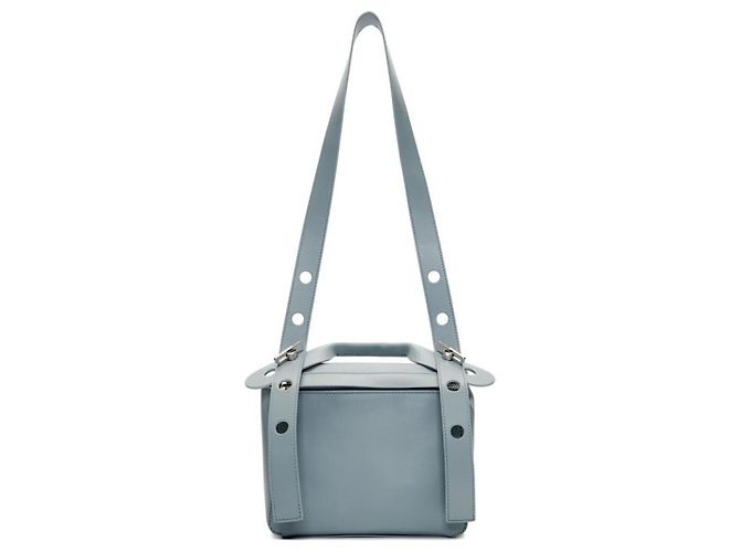 Sophie Hulme Bolt Bag, blue Silver hardware