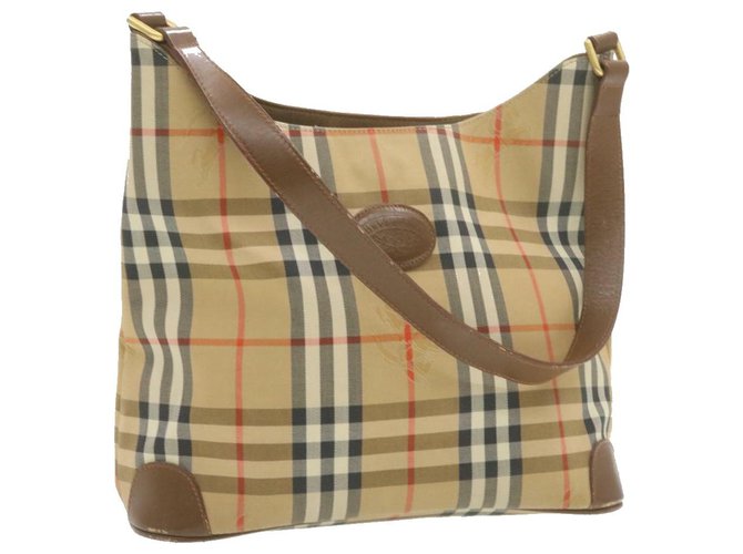 Burberry Shoulder bag Brown Cloth  ref.260568