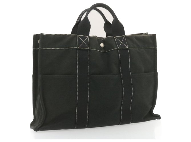 Hermès Herline Black Cotton  ref.260575