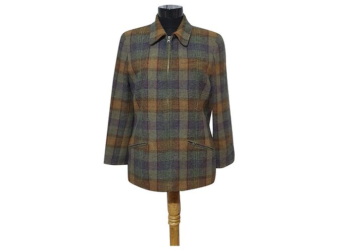 Chaqueta de lana tartan Ralph Lauren