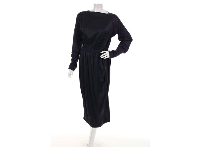 Vivienne Westwood Anglomania Dresses Dark blue Viscose  ref.260584