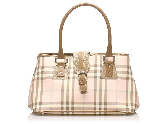 borsa burberry rosa