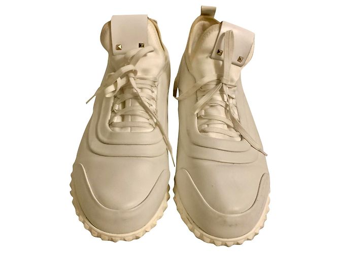 Valentino Garavani Rockstud Sneaker weiß Leder 39