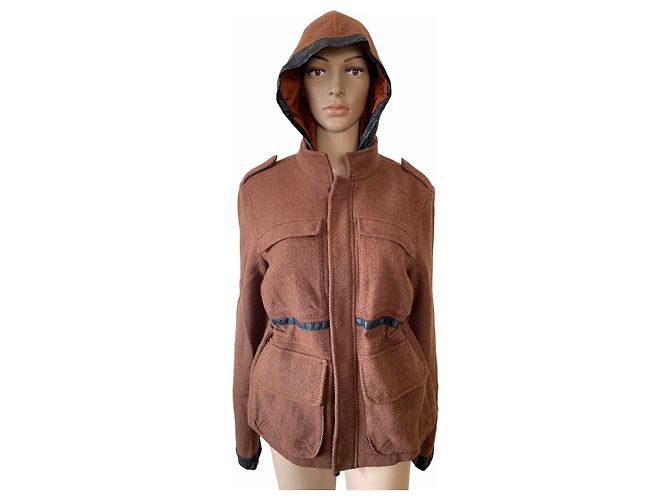 Liebeskind Berlin Cappotti, Cappotti Marrone