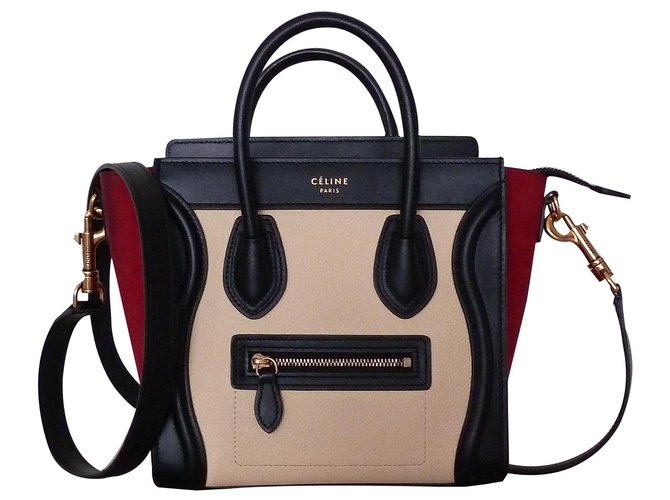 Céline Nano Luggage bag Multiple colors Leather  ref.260853