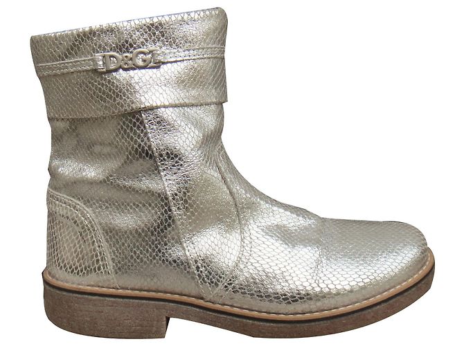 Botines Dolce & Gabbana Junior p 39 Plata