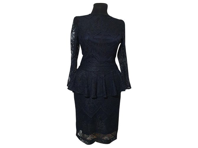 Ganni Dresses Black Viscose  ref.260894