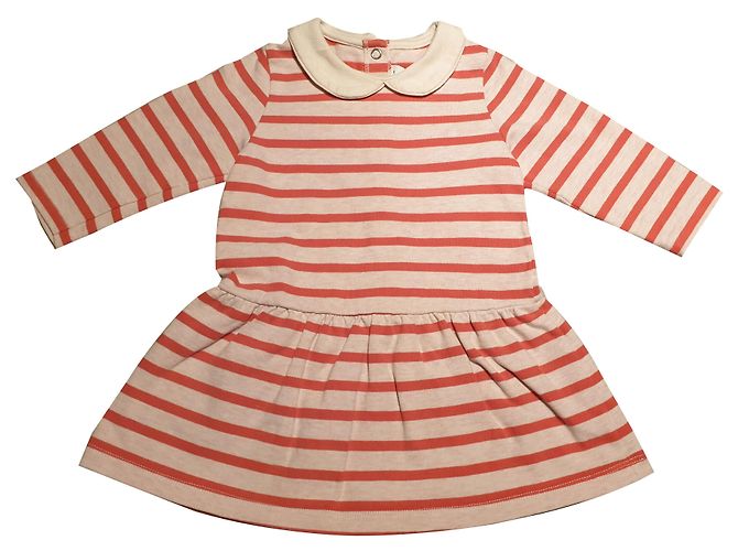 Petit Bateau Kleid Rosa Baumwolle 74 cm Pink
