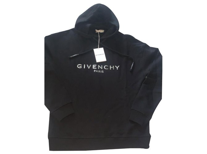 Givenchy Baumwollpullover Schwarz Größe L 