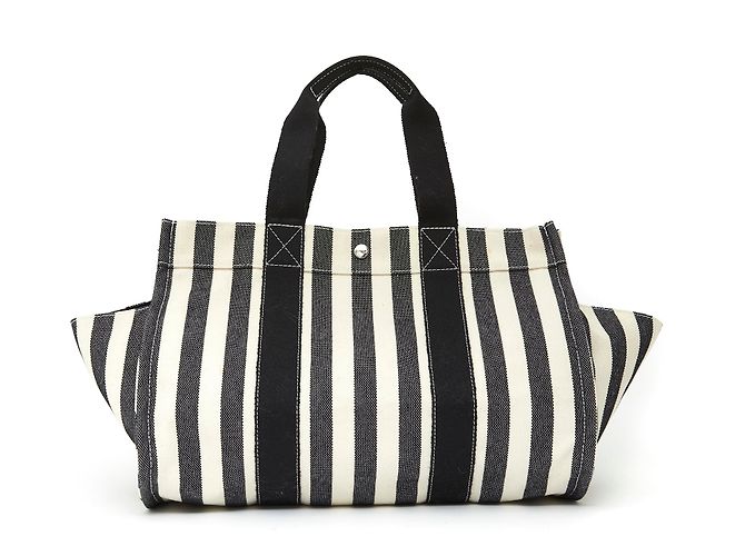 Hermès CANNES GM BLACK WHITE NEW Noir Écru