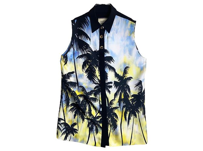 Fausto Puglisi camisa de seda Multicolor