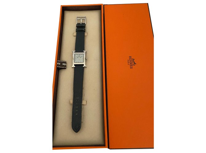 Hermès Relógios finos Fora de branco Aço  ref.261647