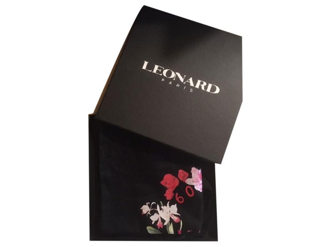 Leonard Paris tote bag - Collector model Black Cotton  ref.261749