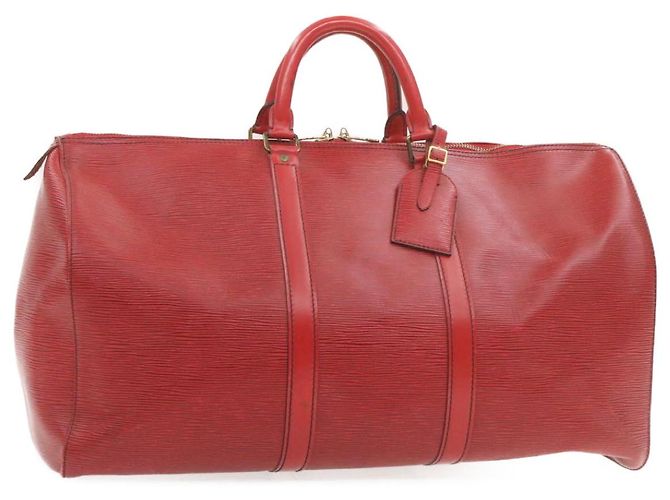 Louis Vuitton Keepall 50 Rot