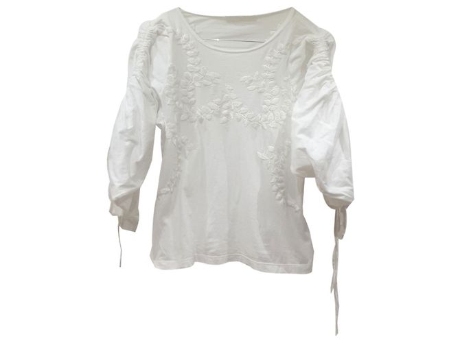 Blusa bordada chloé Branco