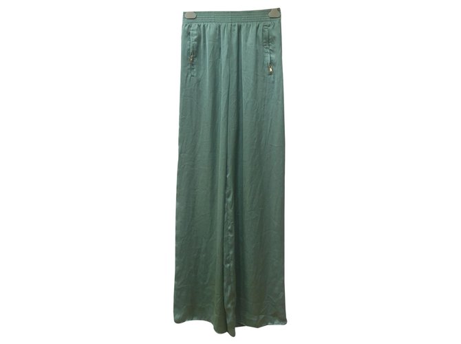Chloé nuevo pantalón verde Algodón Poliéster  ref.261902