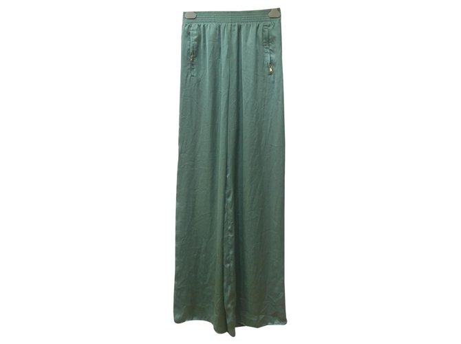 Chloé new green pants Cotton Polyester  ref.261902