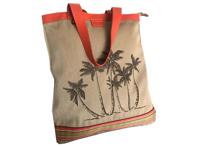 Vilebrequin Totes Beige Orange
