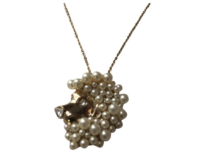 Dior Necklaces Golden Metal  ref.261944